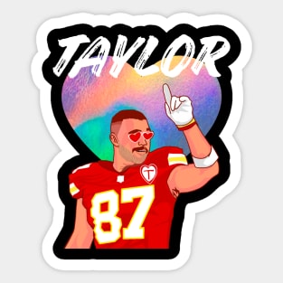 Travis Kelce in love Sticker